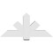 Ekena Millwork Kennewick Architectural Grade PVC Gable Bracket, 48"W x 22"H x 6"D x 6"F, 11/12 Pitch GBP048X22X0606KEN00 - alternate 2